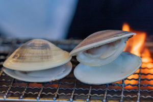 はまぐりの浜焼き